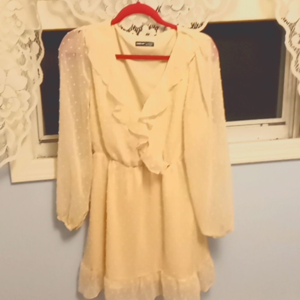 Cream dress